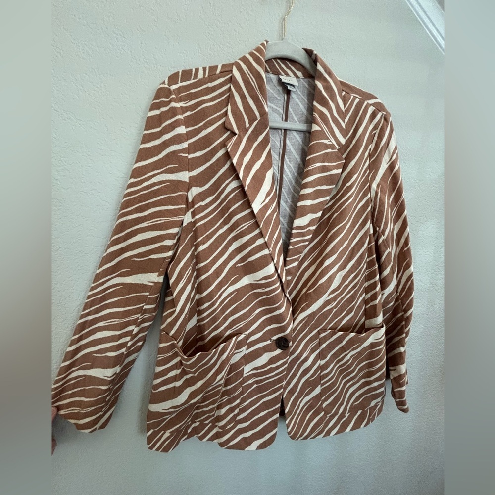 A New Day zebra print blazer - Picture 3 of 6
